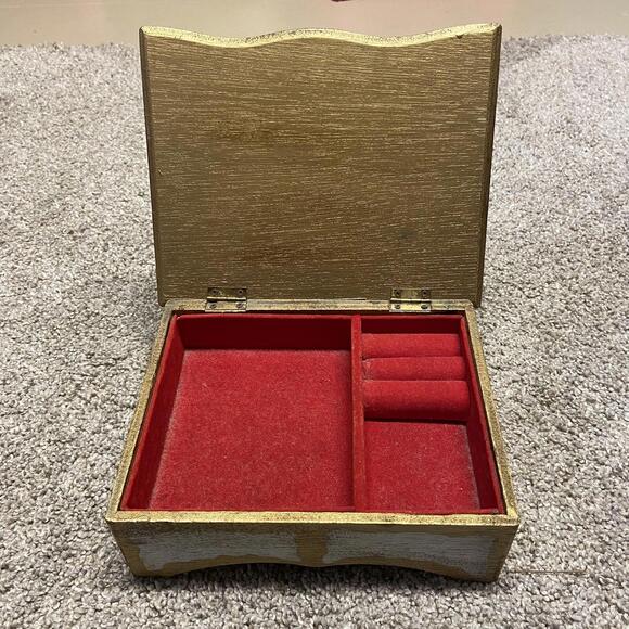 vintage wooden francois boucher jewelry box - Picture 2 of 7